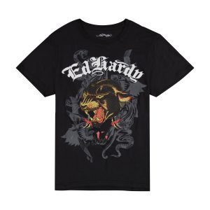 Panther Head Throwback Rhinestone Tee
