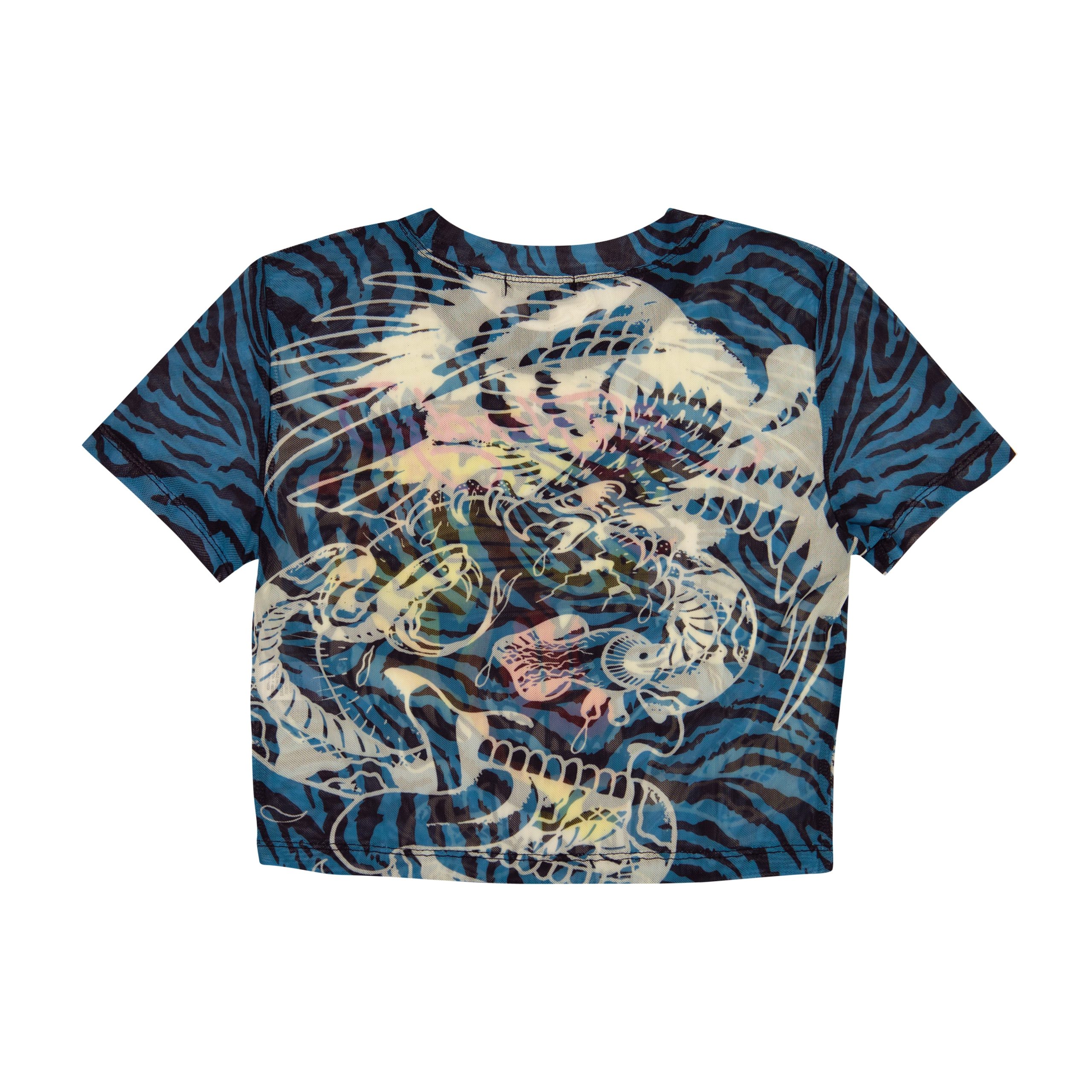 Tiger Head Power Mesh Baby Tee - Image 2