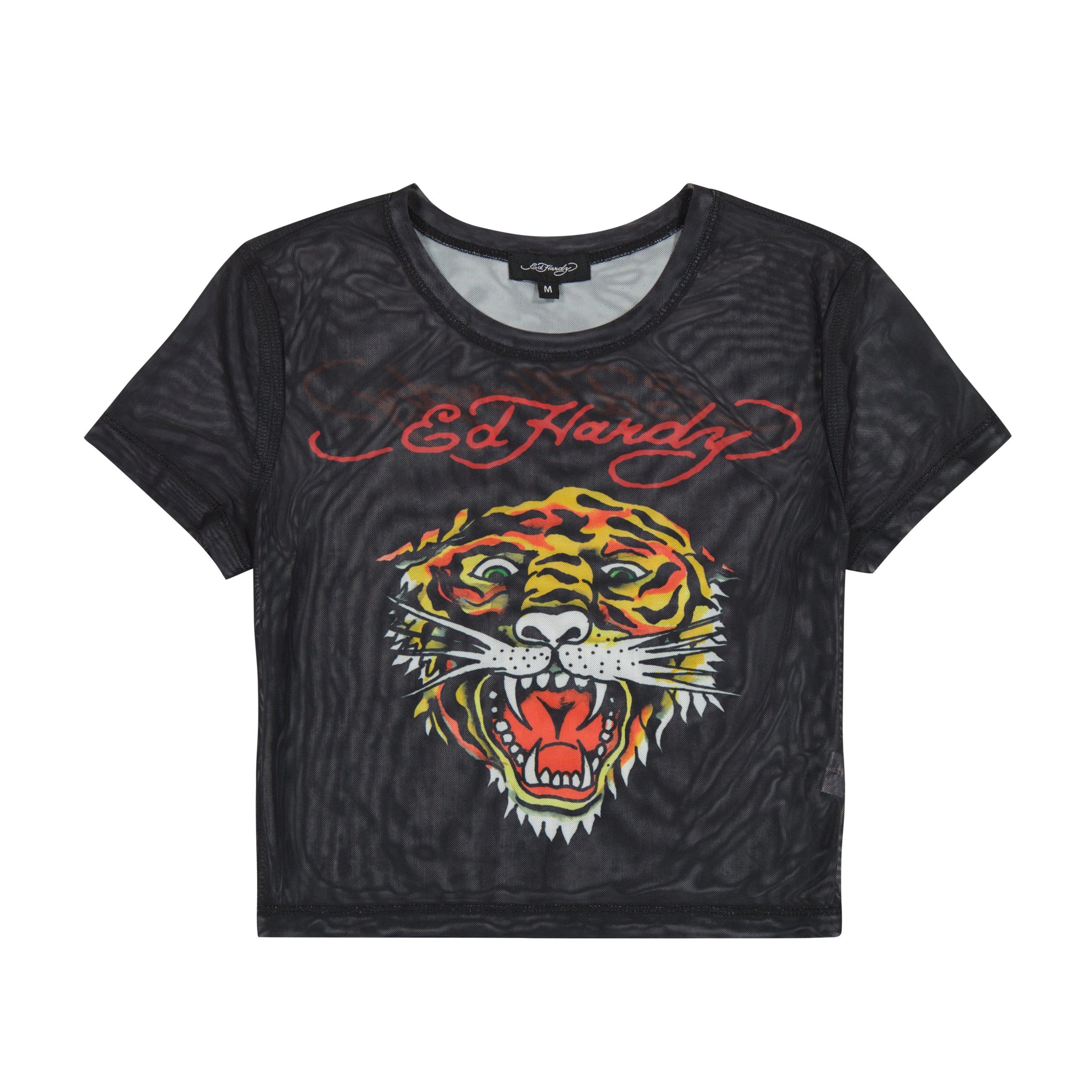 Mesh Tiger Head Baby Tee